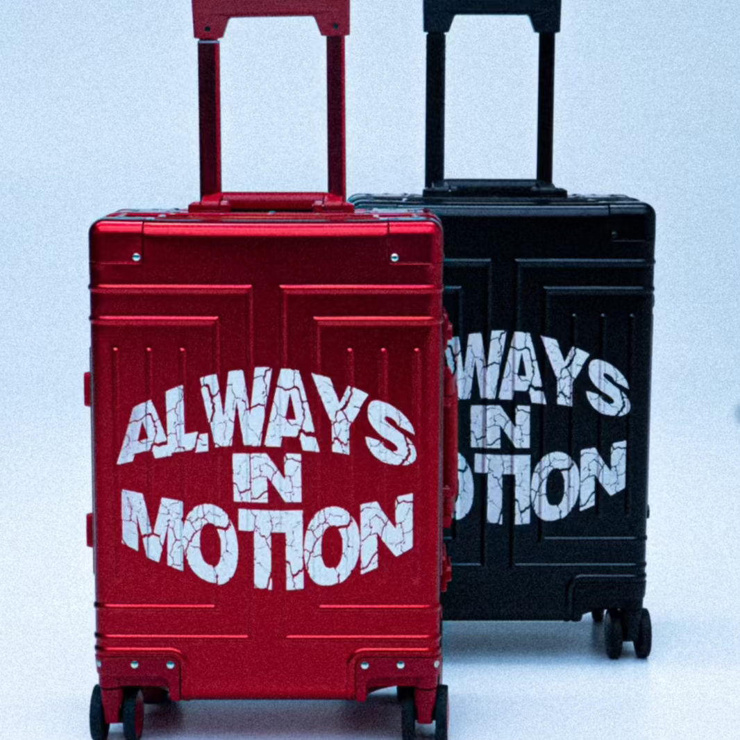 Red Carry-on Roller Luggage